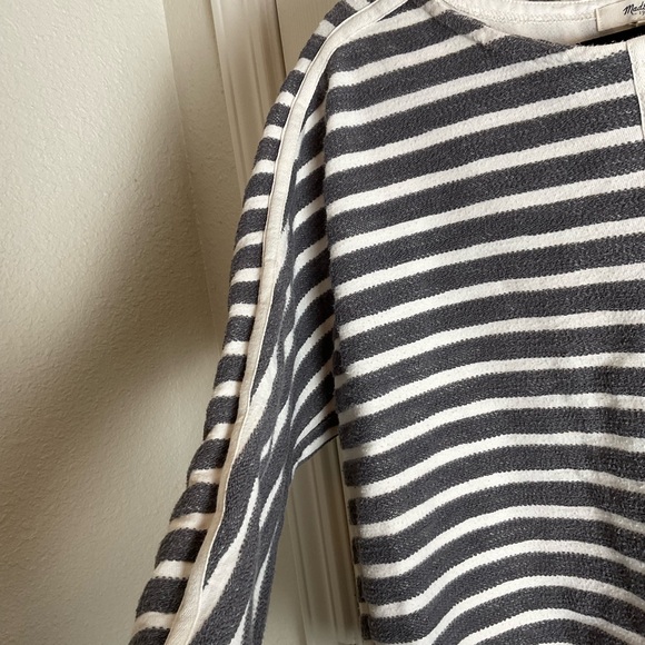 Madewell Striped 100% Cotton Blouse size medium - Picture 7 of 11